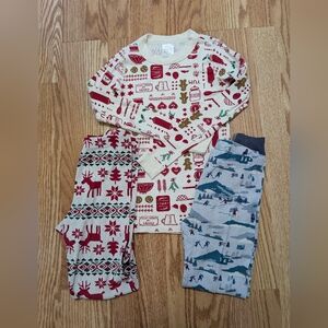 Hanna Andersson Pajamas Long Johns Winter Holiday 130 / 8